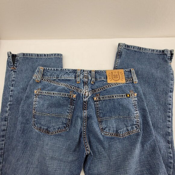 Vintage Lucky Brand Jeans Women's 2 Blue Wild Child Mid-Rise Boot Cut Slit USA - Picture 13 of 16